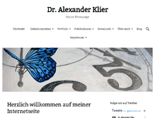 Tablet Screenshot of alexander-klier.net